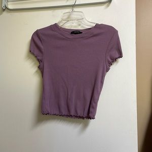 Forever 21 Purple Crop Top
